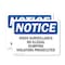 Signmission Video Surveillance No Illegal Dumping Violators OSHA Notice Sign, Vinyl Decal, 10in W x 7in L, 2PK OS-2PACK-NS-D-710-L-18875 - alternate 1